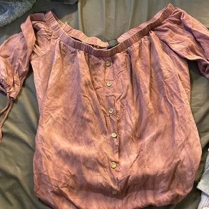 slightly used off the shoulder blouse